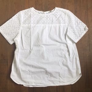 L.L. bean white Blouse